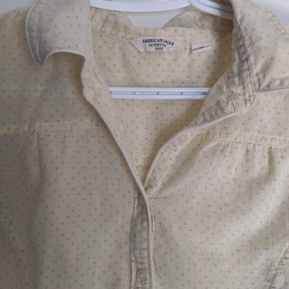 Pale Yellow American Eagle Tank - Picture 4 of 4